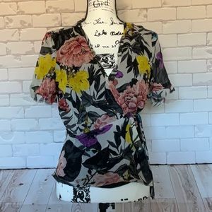 Lucky Brand wrap blouse
